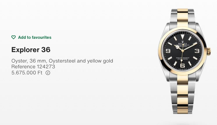 Rolex Explorer 124273