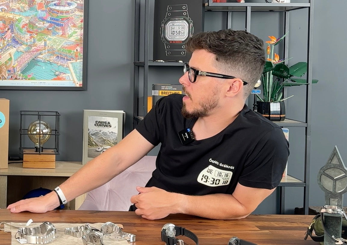Világítós G-Shock dizájn Őszintén: órákról póló